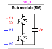 EMTP® model of an MMC Sub-Module