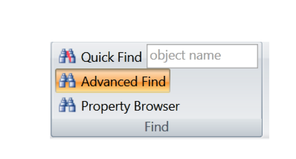 Figure 32 Search options