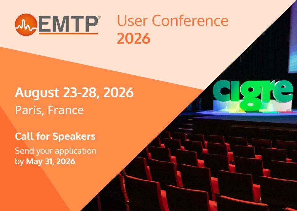 EMTP® International User Conference in Paris, 2026