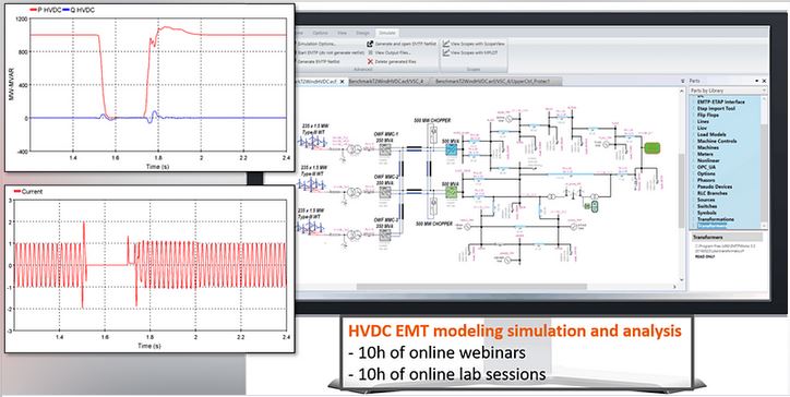 HVDC EMT modeling, simulation and analysis